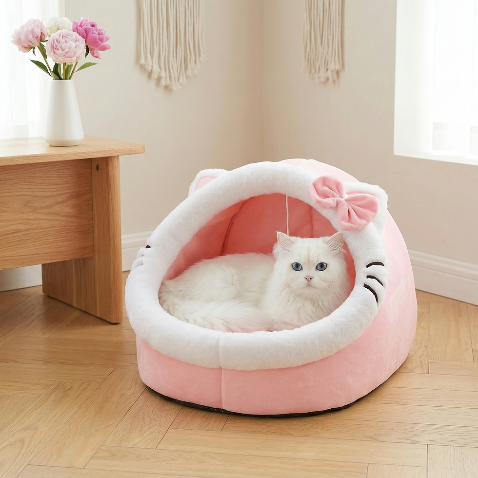 Thumbnail: Cat Litter Villa Semi-enclosed Removable And Washable Cat House