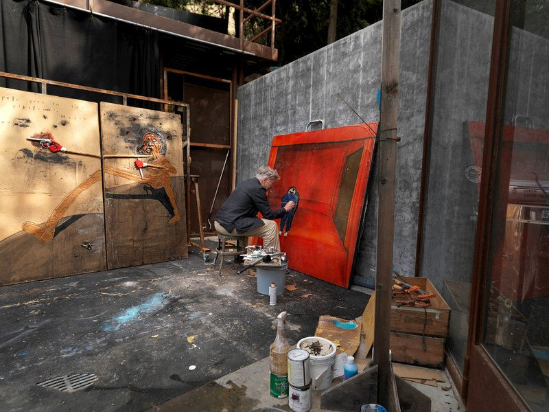 David Lynch, peinture, atelier