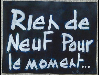 Rien à signaler pour le moment ...