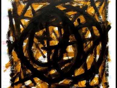 Black circles / Painting