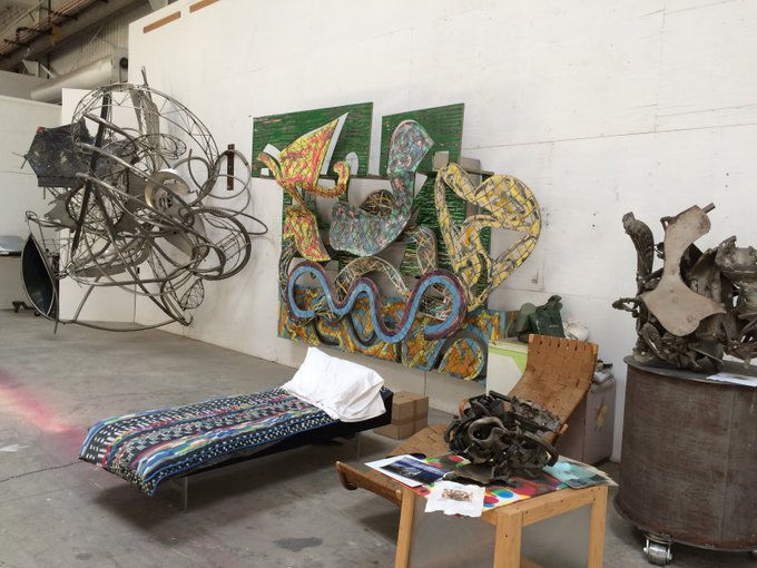 art minimal, Frank Stella, atelier