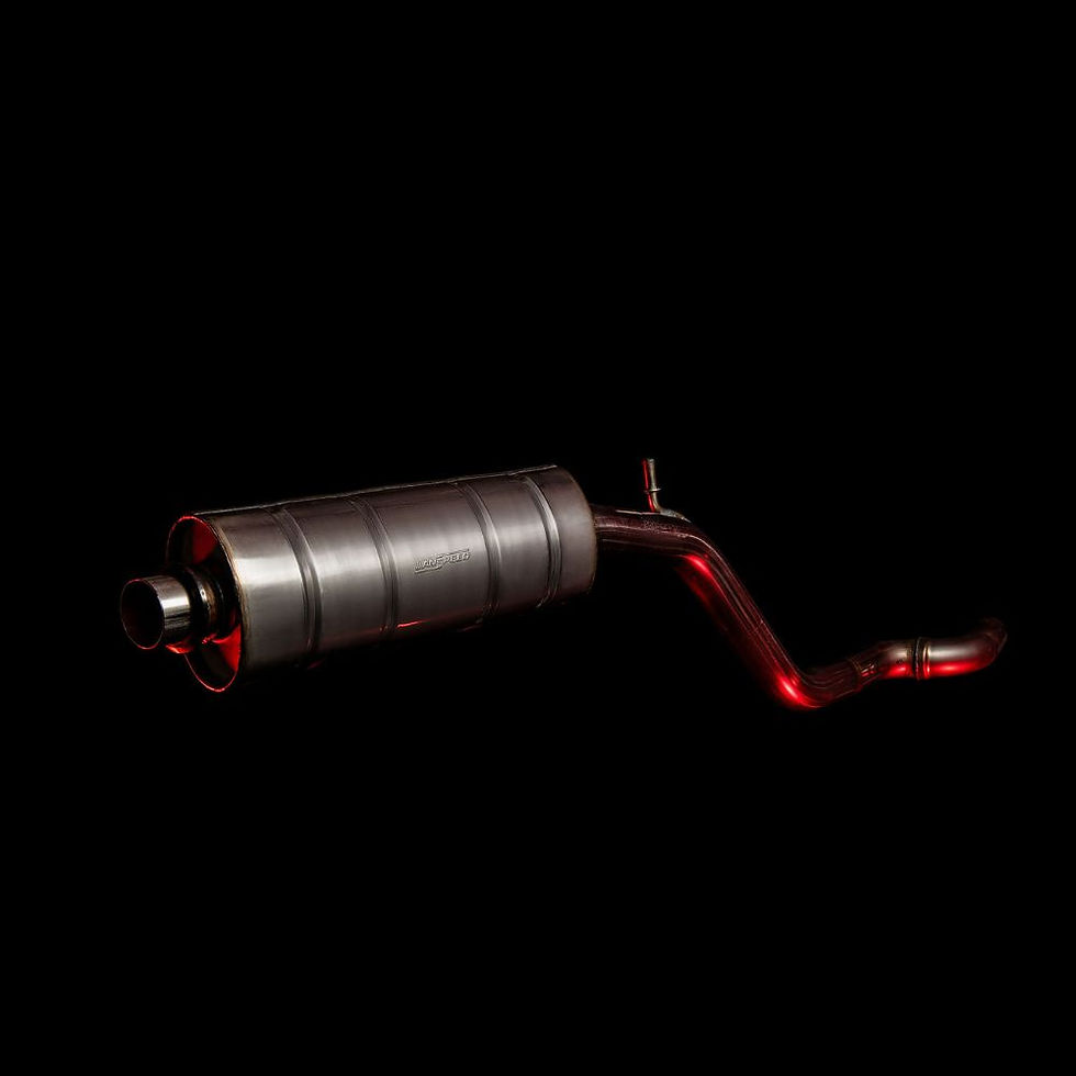 Thumbnail: PEUGEOT 206 GTI 180 Cat Back Exhaust (Inter Pipe & Rear) backbox side