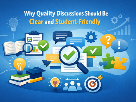 Why Quality Discussions Should Be Clear and Student-Friendly