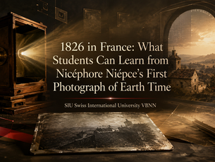 1826 in France: What Students Can Learn from Nicéphore Niépce’s First Photograph of Earth Time