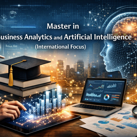 Master in Business Analytics and Artificial Intelligence (International Focus)