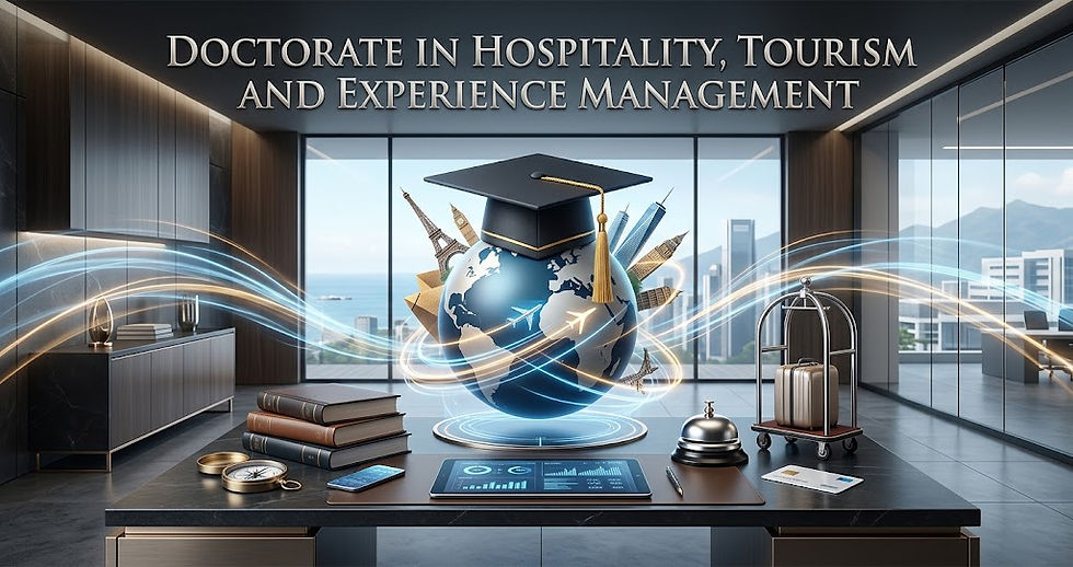Doctorate in Hospitality, Tourism and Experience Management
