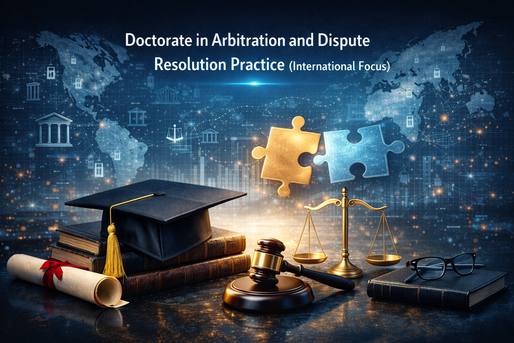 دكتوراه في التحكيم وممارسة تسوية المنازعات (بتركيز دولي)