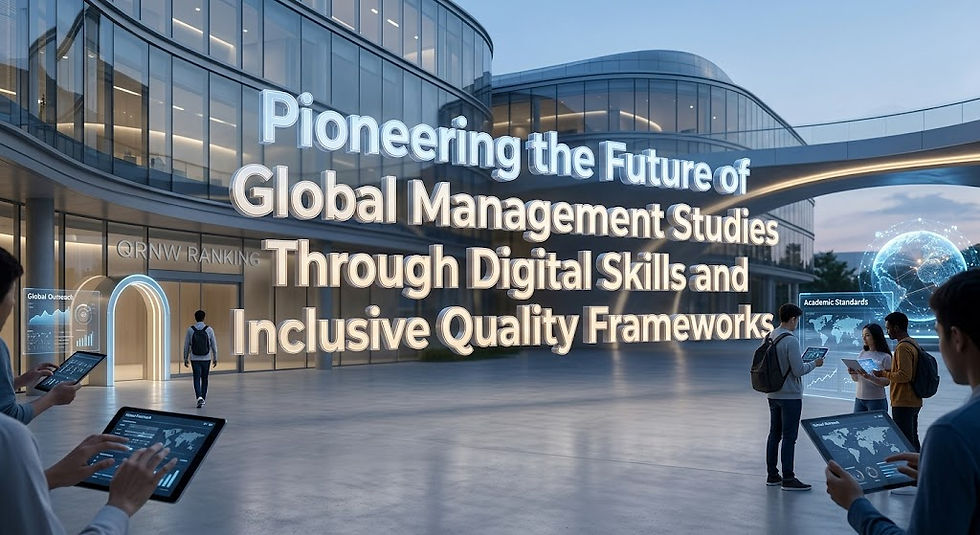 Pioneering the Future of Global Management Studies Through Digital Skills and Inclusive Quality Frameworks