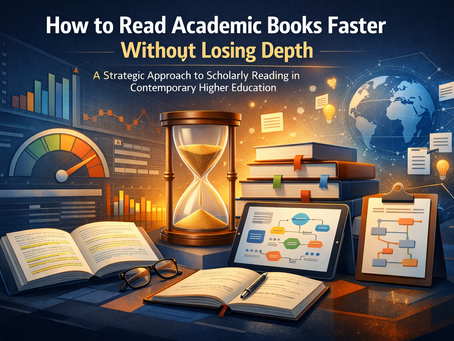 How to Read Academic Books Faster Without Losing Depth: A Strategic Approach to Scholarly Reading in Contemporary Higher Education
