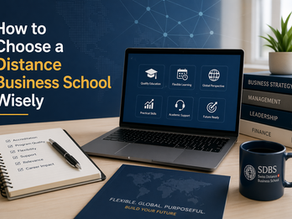 How to Choose a Distance Business School Wisely