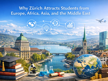 لماذا تجذب زيورخ الطلاب من أوروبا وأفريقيا وآسيا والشرق الأوسط