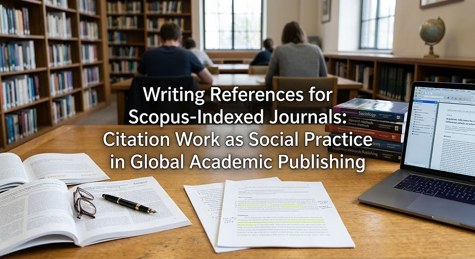 Writing References for Scopus-Indexed Journals: Citation Work as Social Practice in Global Academic Publishing