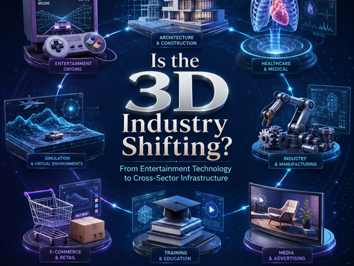 Is the 3D Industry Shifting? From Entertainment Technology to Cross-Sector Infrastructure