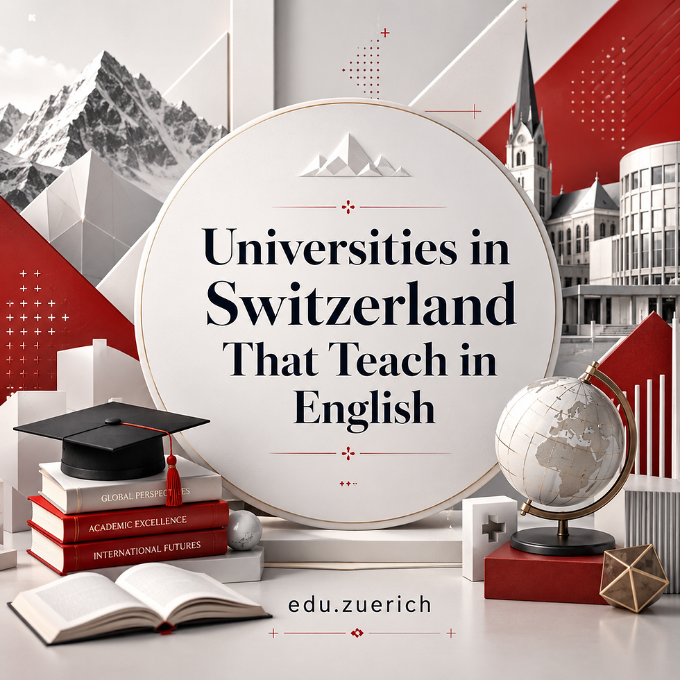 Universities in Switzerland That Teach in English