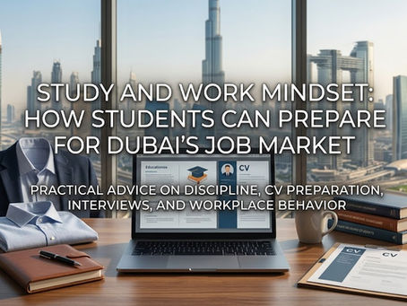 Study and Work Mindset: How Students Can Prepare for Dubai’s Job Market