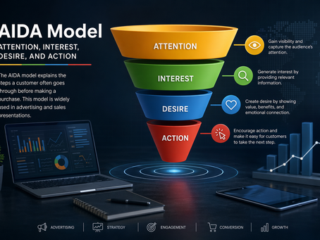 AIDA Model: Attention, Interest, Desire, and Action in Contemporary Marketing Communication