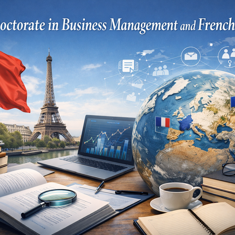 Doctorate in Business Management and French