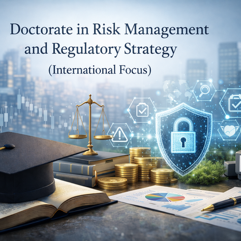 Doctorate in Risk Management and Regulatory Strategy (International Focus)