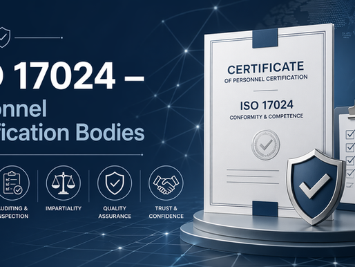 ISO 17024 and the Positive Direction of Personnel Certification Bodies