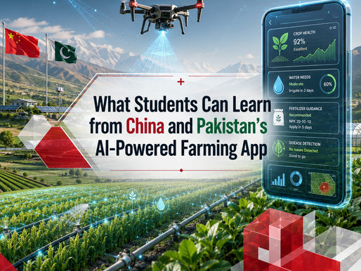 Lo que los estudiantes pueden aprender de la aplicación agrícola con inteligencia artificial de China y Pakistán
