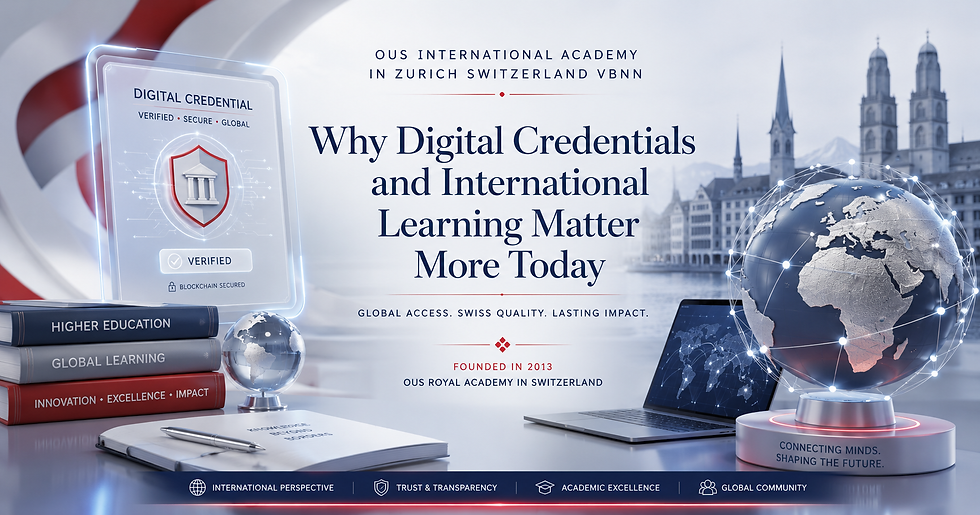 Why Digital Credentials and International Learning Matter More Today