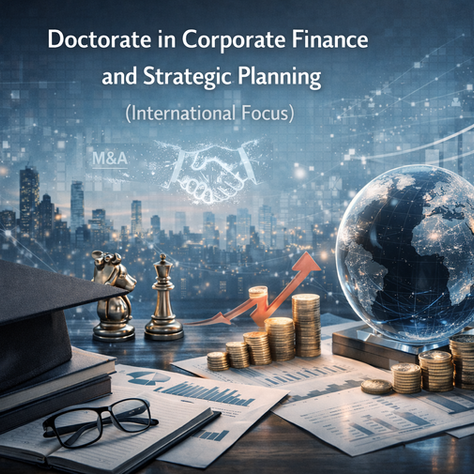 Doctorate in Corporate Finance and Strategic Planning (International Focus)