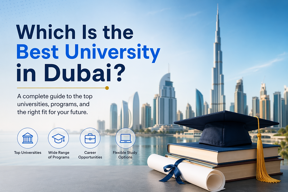 Quelle est la meilleure université de Dubaï ? Un guide pratique pour les étudiants et les familles