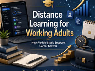 Distance Learning for Working Adults: How Flexible Study Supports Career Growth