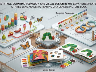 Resource Intake, Counting Pedagogy, and Visual Design in The Very Hungry Caterpillar: A Three-Lens Academic Reading of a Classic Picture Book