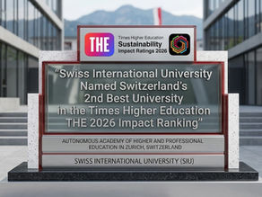 Swiss International University Achieves 2nd Place in Switzerland in the 2026 THE Impact Rankings