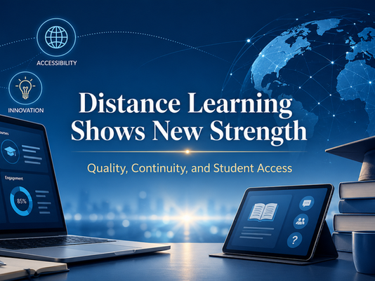 Distance Learning Shows New Strength as a Tool for Quality, Continuity, and Student Access