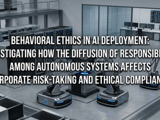 Behavioral Ethics in AI Deployment: Investigating How the Diffusion of Responsibility Among Autonomous Systems Affects Corporate Risk-Taking and Ethical Compliance