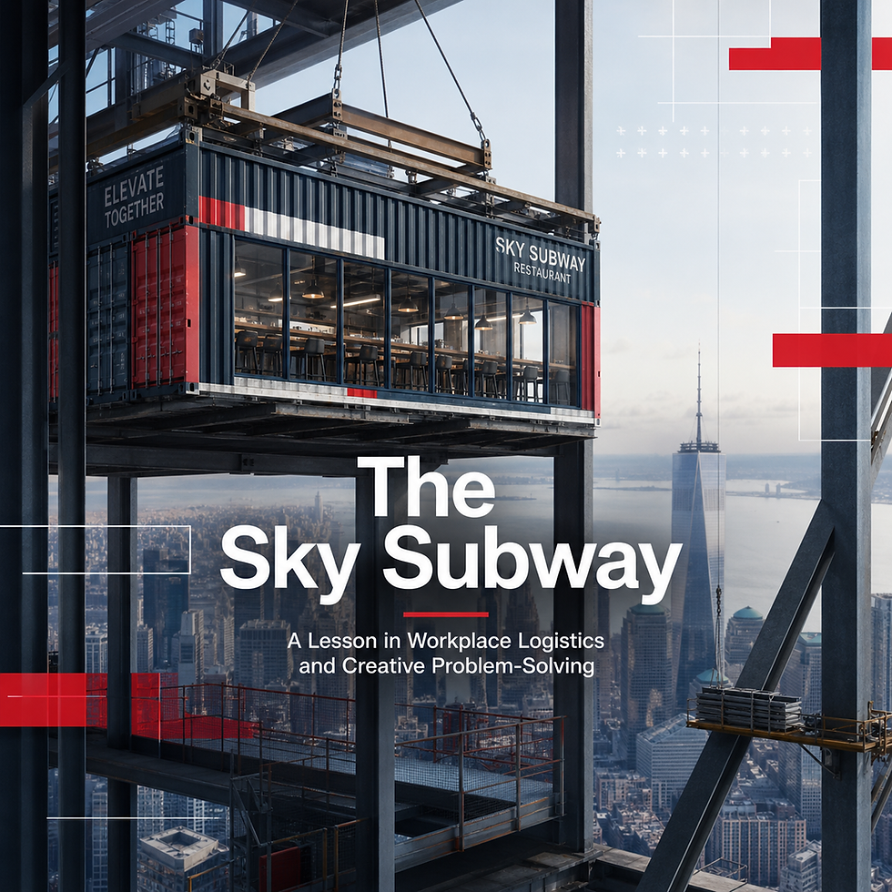 The “Sky Subway” at One World Trade Center: A Positive Lesson in Workplace Logistics and Creative Problem-Solving for SIU Students