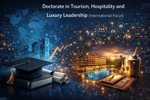 دكتوراه في السياحة والضيافة والقيادة الفاخرة (تركيز دولي)