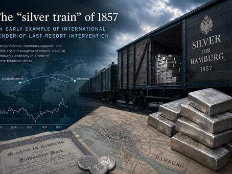 The “Silver Train” of 1857 and the Stabilization of Hamburg: Liquidity, Confidence, and Crisis Management before Modern Central Banking