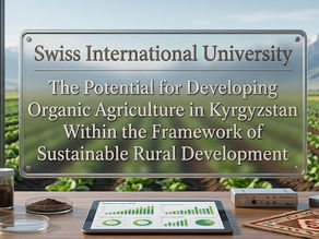 Organic Agriculture and Rural Growth: SIU's Latest Academic Contribution