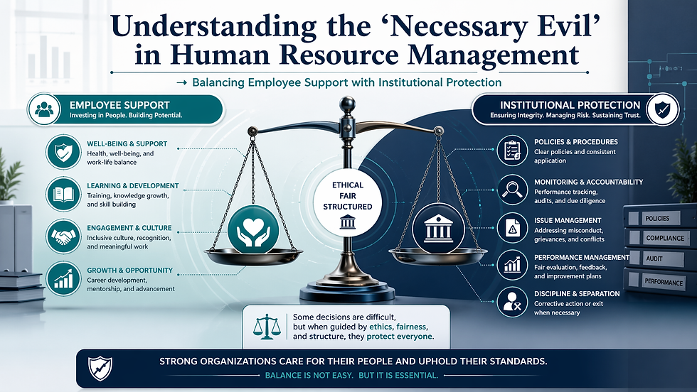 Understanding the “Necessary Evil” in Human Resource Management