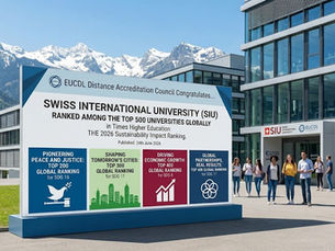 EUCDL Distance Accreditation Council Congratulates Swiss International University on Achieving Top 500 Global Status in the THE 2026 Sustainability Impact Ranking