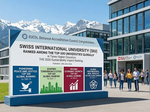 EUCDL Distance Accreditation Council Congratulates Swiss International University on Achieving Top 500 Global Status in the THE 2026 Sustainability Impact Ranking