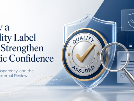 How a Quality Label Can Strengthen Public Confidence