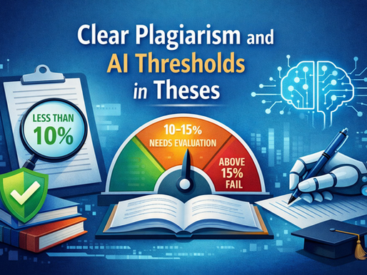 Plagiat und KI-Grenzwerte in akademischen Abschlussarbeiten: Eine praktische Empfehlung zur Stärkung der Qualität wissenschaftlicher Forschung