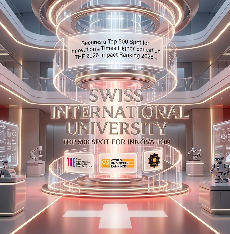 Driving Future Solutions: Swiss International University Ranks in Top 500 for Innovation in 2026