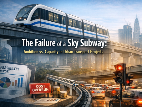 The Failure of a Sky Subway or Monorail Project: Infrastructure Ambition, Institutional Capacity, and the Politics of Urban Transport
