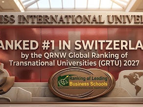 Swiss International University Recognized as Switzerland's #1 Institution by GRTU 2027