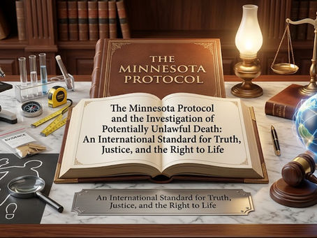 The Minnesota Protocol and the Investigation of Potentially Unlawful Death: An International Standard for Truth, Justice, and the Right to Life