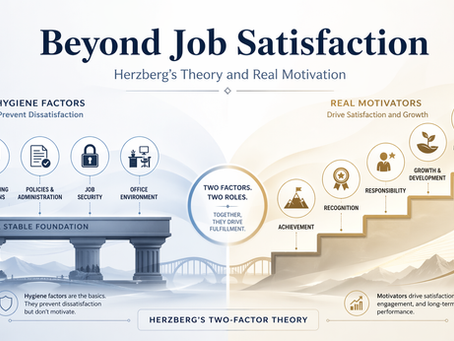 ما بعد الرضا الوظيفي: ماذا تعلّمنا نظرية هيرزبرغ عن التحفيز الحقيقي؟