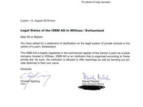 We Are Allowed by the Swiss Board of Education and Culture – What This Means for Our Students and Partners