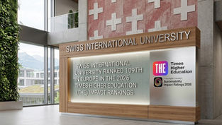 Swiss International University Ranked 109th in Europe in the 2026 Times Higher Education (THE) Impact Rankings