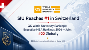 Swiss International University SIU Reaches the Top in Switzerland in the QS World University Rankings: Executive MBA Rankings 2026 — Joint