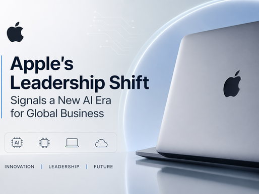 تحوّل القيادة في آبل: ماذا يكشف عن مستقبل الذكاء الاصطناعي والأعمال العالمية؟